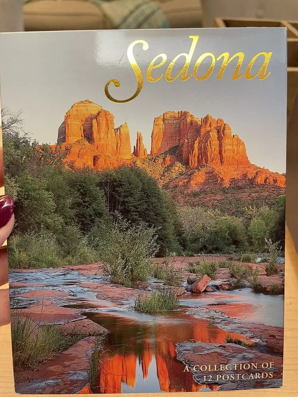 Beautiful Sedona Postcard Set With Cover